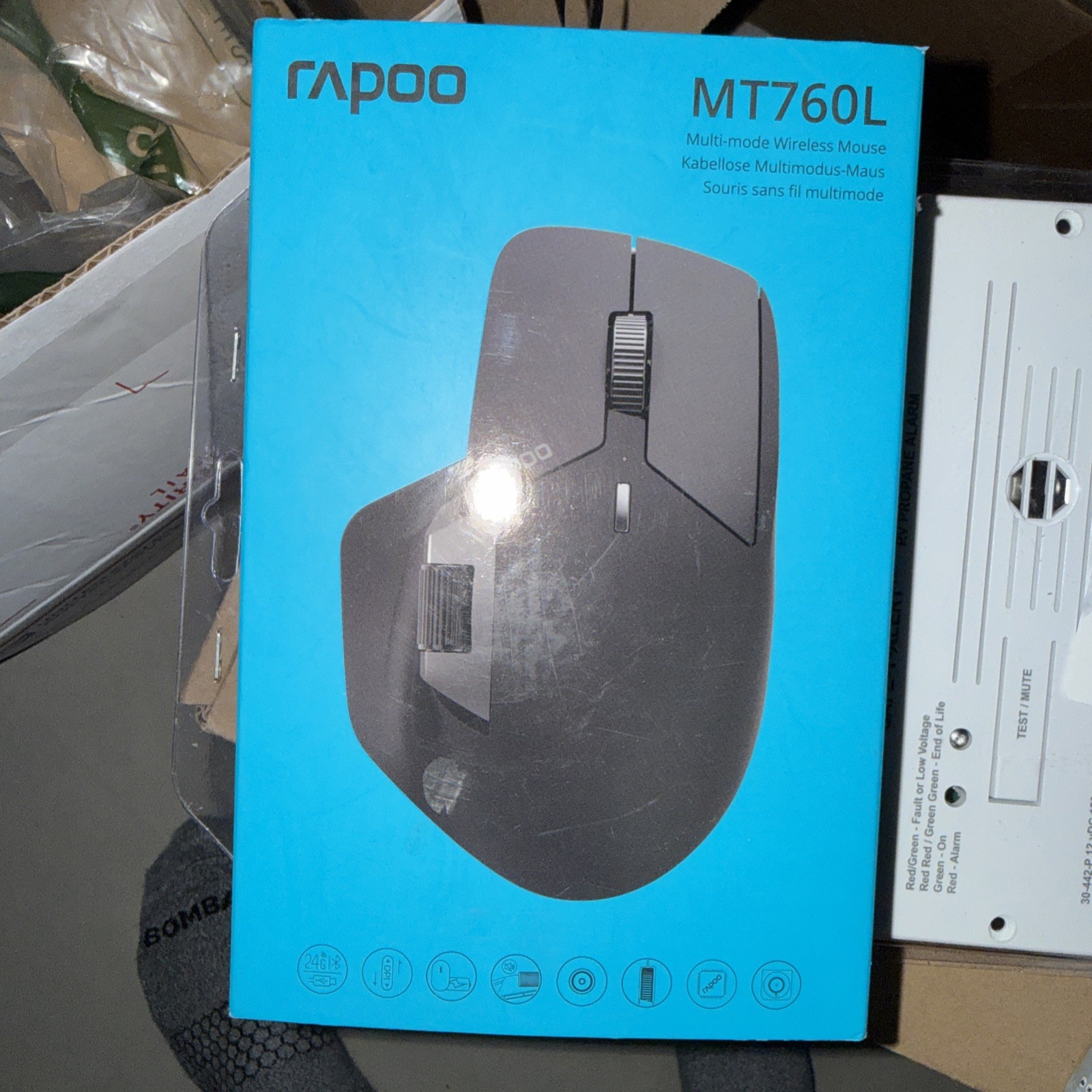 Rapoo MT760L Multi-mode Wireless Mouse, Matte Black FREE SHIPPING