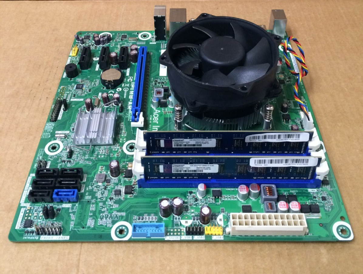 Acer IPIMB-AR LGA 1155 Motherboard W/i5-3450@3.1GHz CPU+Heatsink/8GB DDR3 RAM
