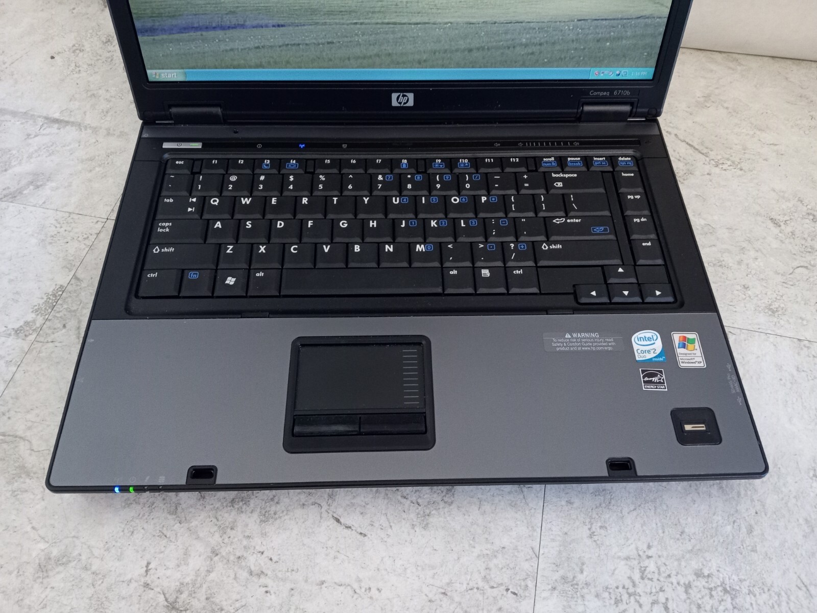 HP Compaq 6710b 15.4″ Laptop Intel Core 2 Duo 2GB RAM 320GB HDD Windows XP -RR