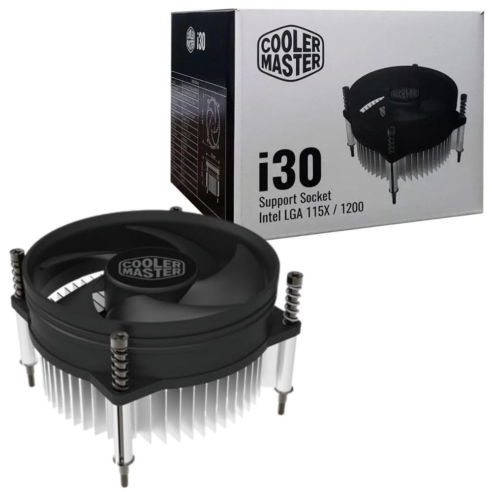 Cooler Master CPU Cooler Low Noise 92mm Fan Aluminum Heatsink for Intel LGA