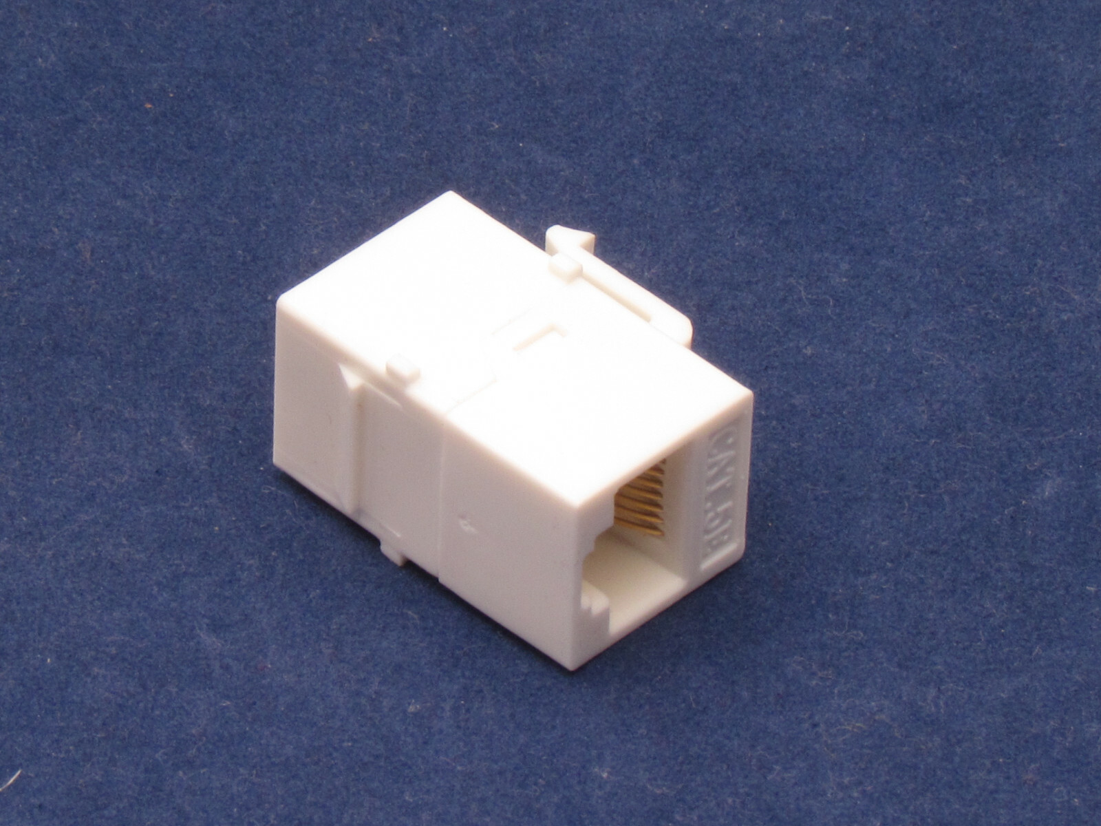 10 pcs Lot CAT5 Inline RJ45 Keystone Wall Coupler Jack Adapter 8P8C White CAT5e
