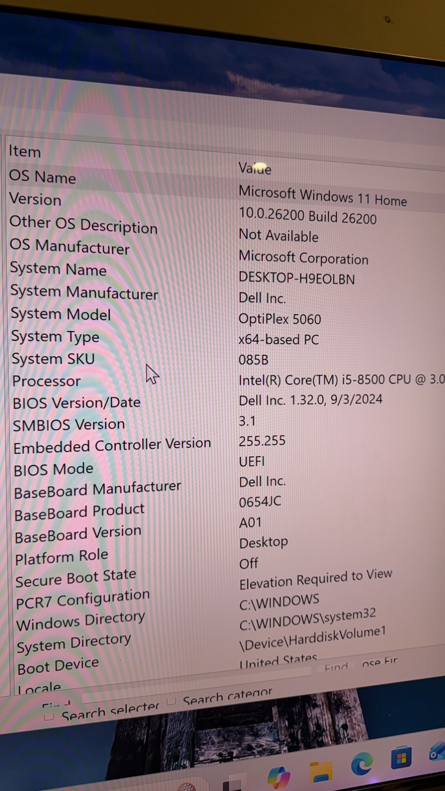 Dell OptiPlex 5060 SFF Desktop i5-8500 16GB RAM 256GB NVMe SSD Win11
