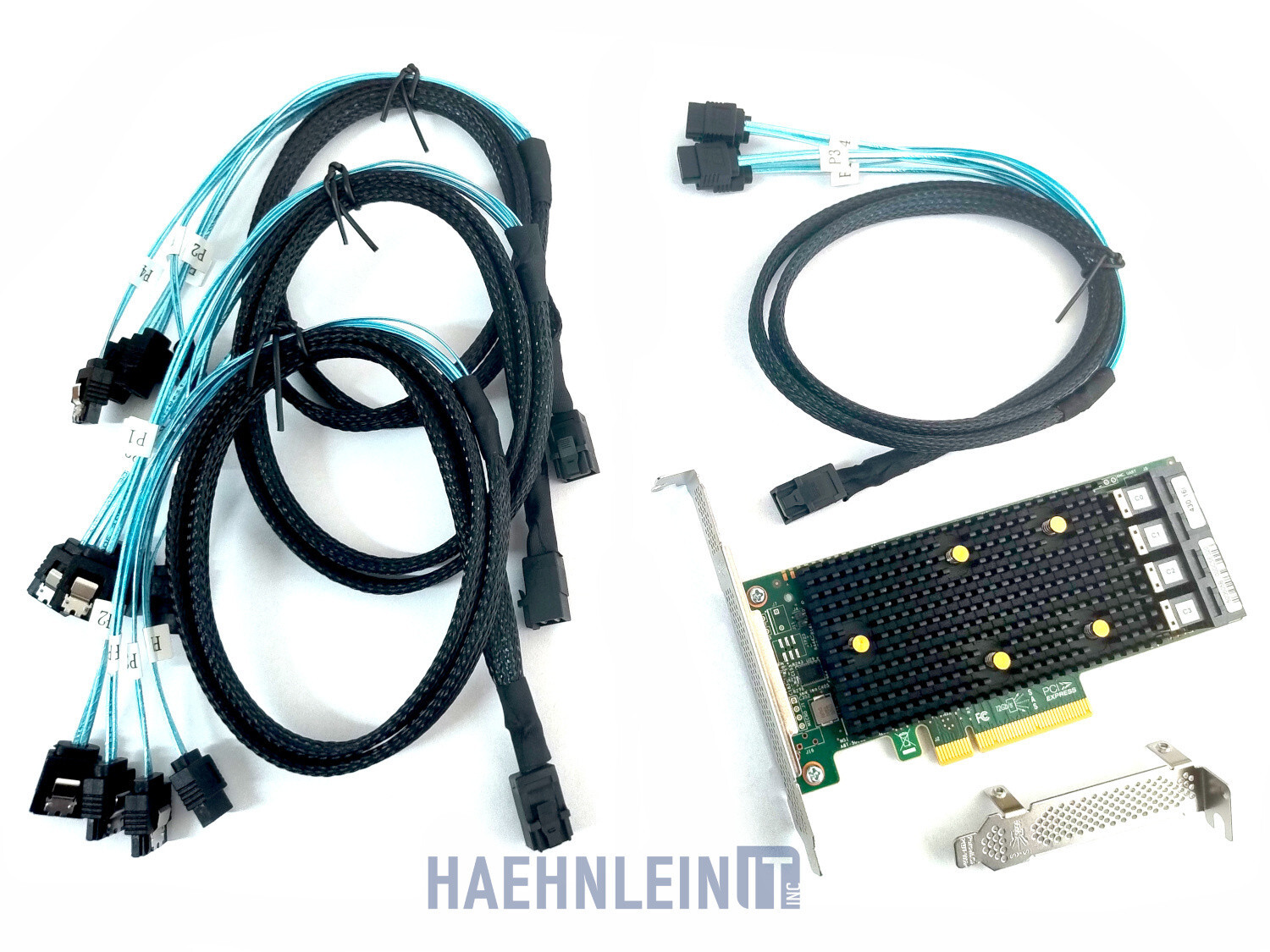OEM Broadcom 9400-16i SATA SAS HBA Controller 12G P24 IT-Mode ZFS NAS + cables