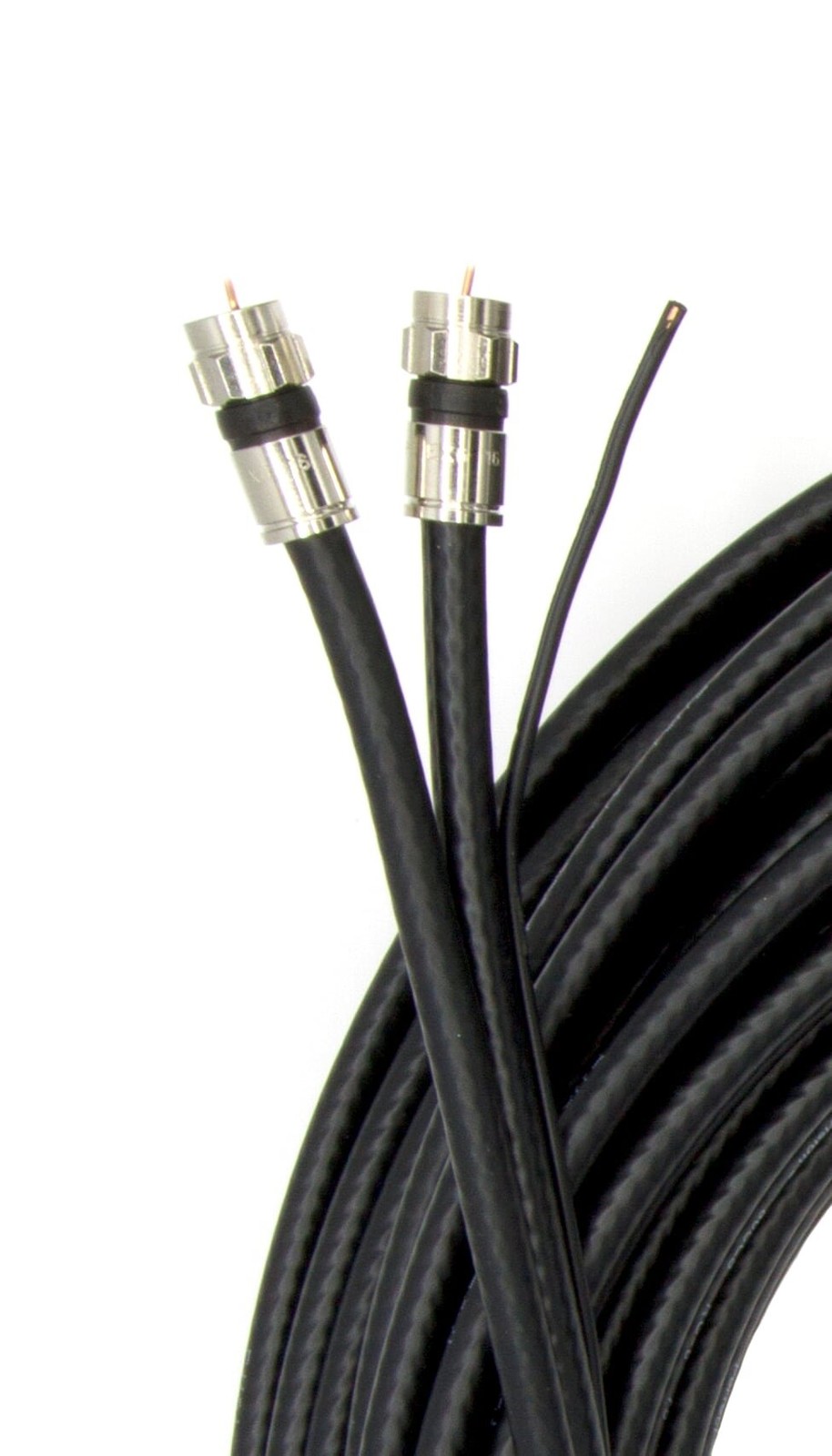 The Cimple Co 75 – Rg6 Twin Siamese Coaxial Cable 18 Awg Copper –