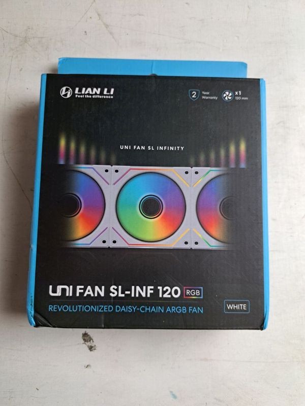 Lian-Li UF-SLIN120-1W 120 Mm UNI FAN SL Infinity Fluid Dynamic Bearing Case Fan