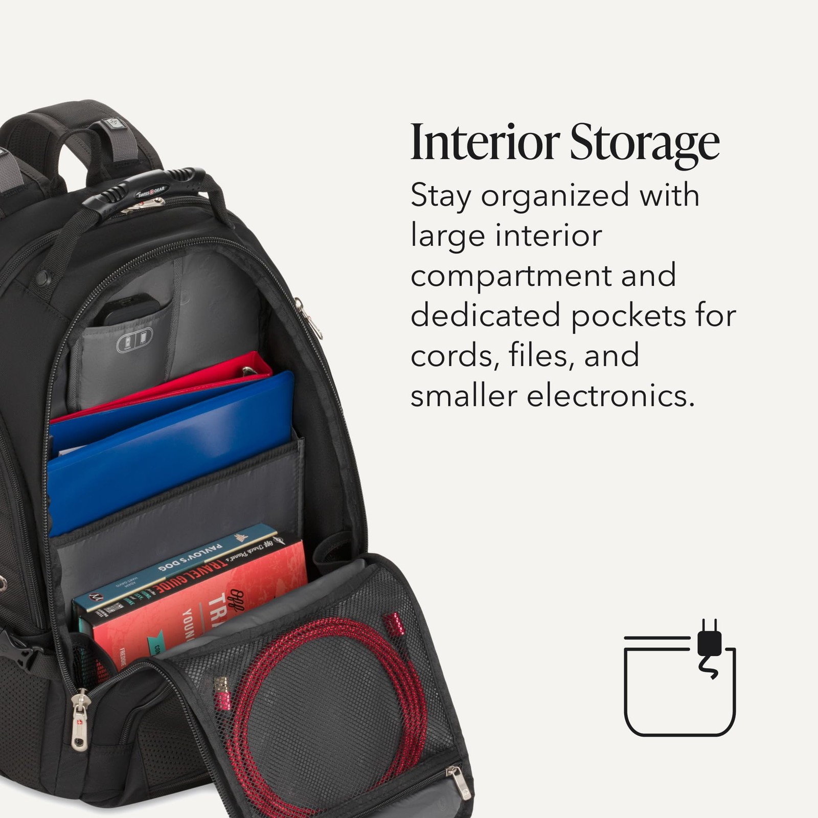 SWISSGEAR 1900 ScanSmart Laptop Backpack 18.5″, Fits Most 17-Inch Laptops 31L