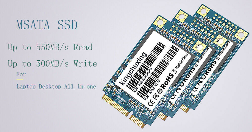 Kingchuxing 512GB 256 GB mSATA III SSD Internal Solid State Hard Drives Laptop