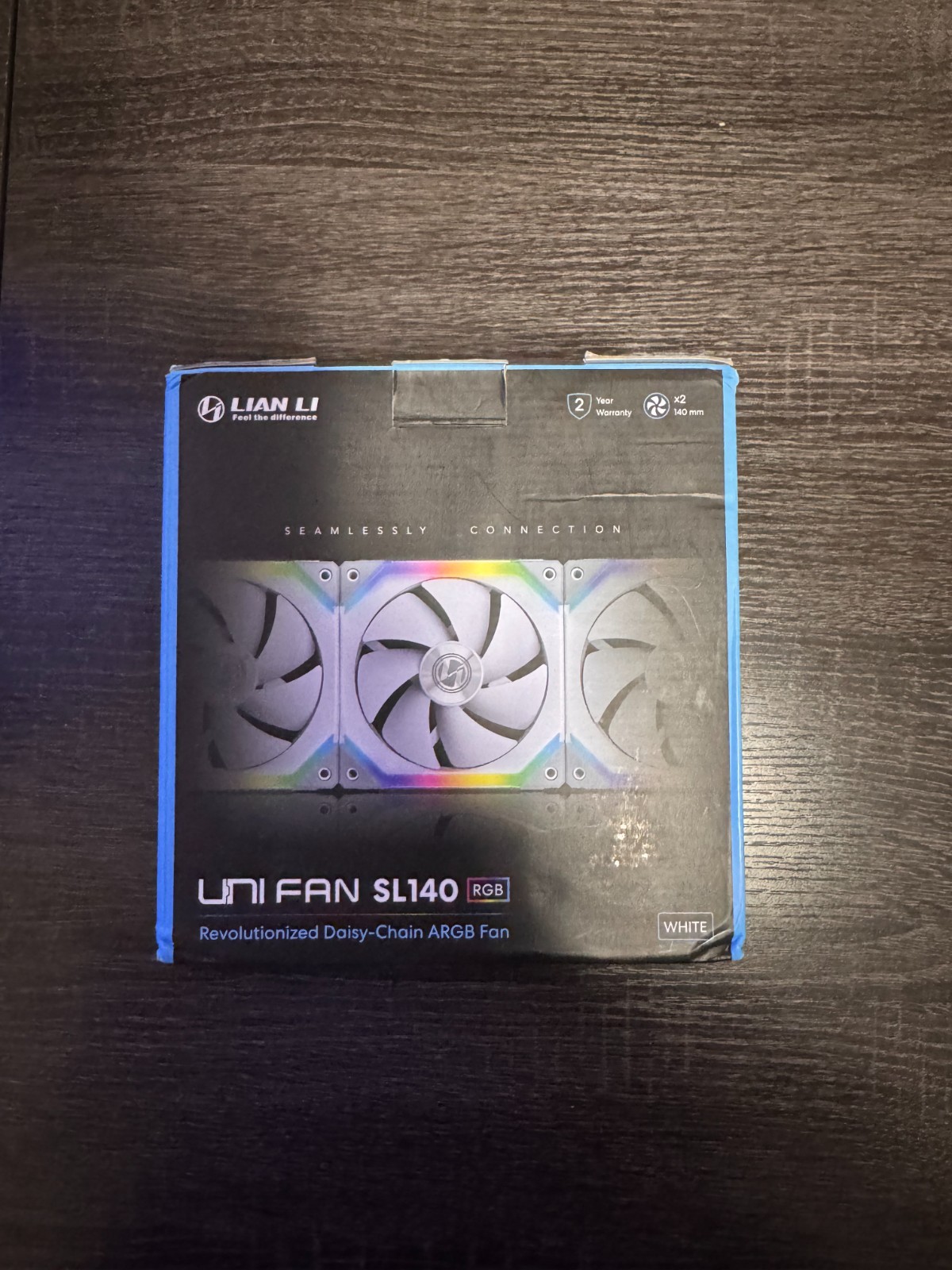 Lian Li UNI FAN SL140 RGB White 140mm Fluid Dynamic Bearing PC Case Fans