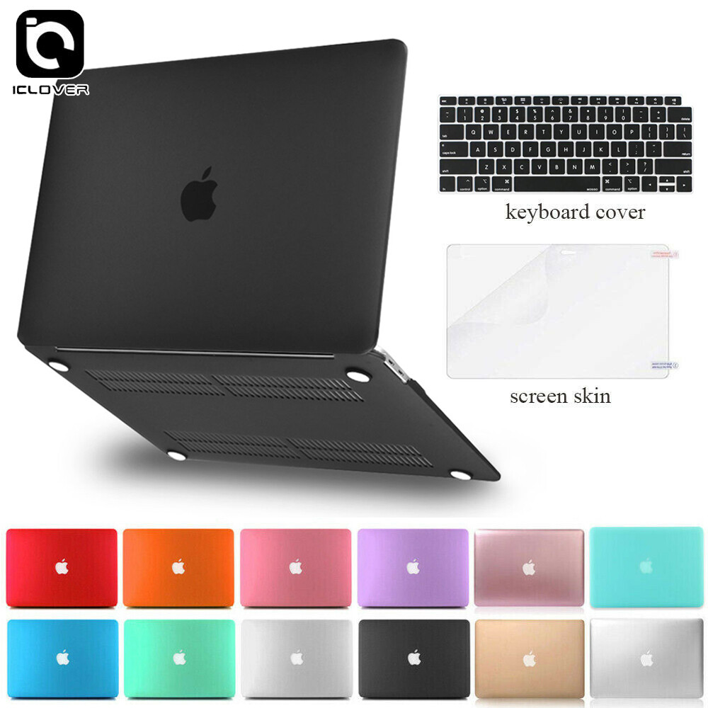 For Macbook Air 13 15 in Matte Hard Case Shell 2018-2024+Keyboard Skin+LCD Film