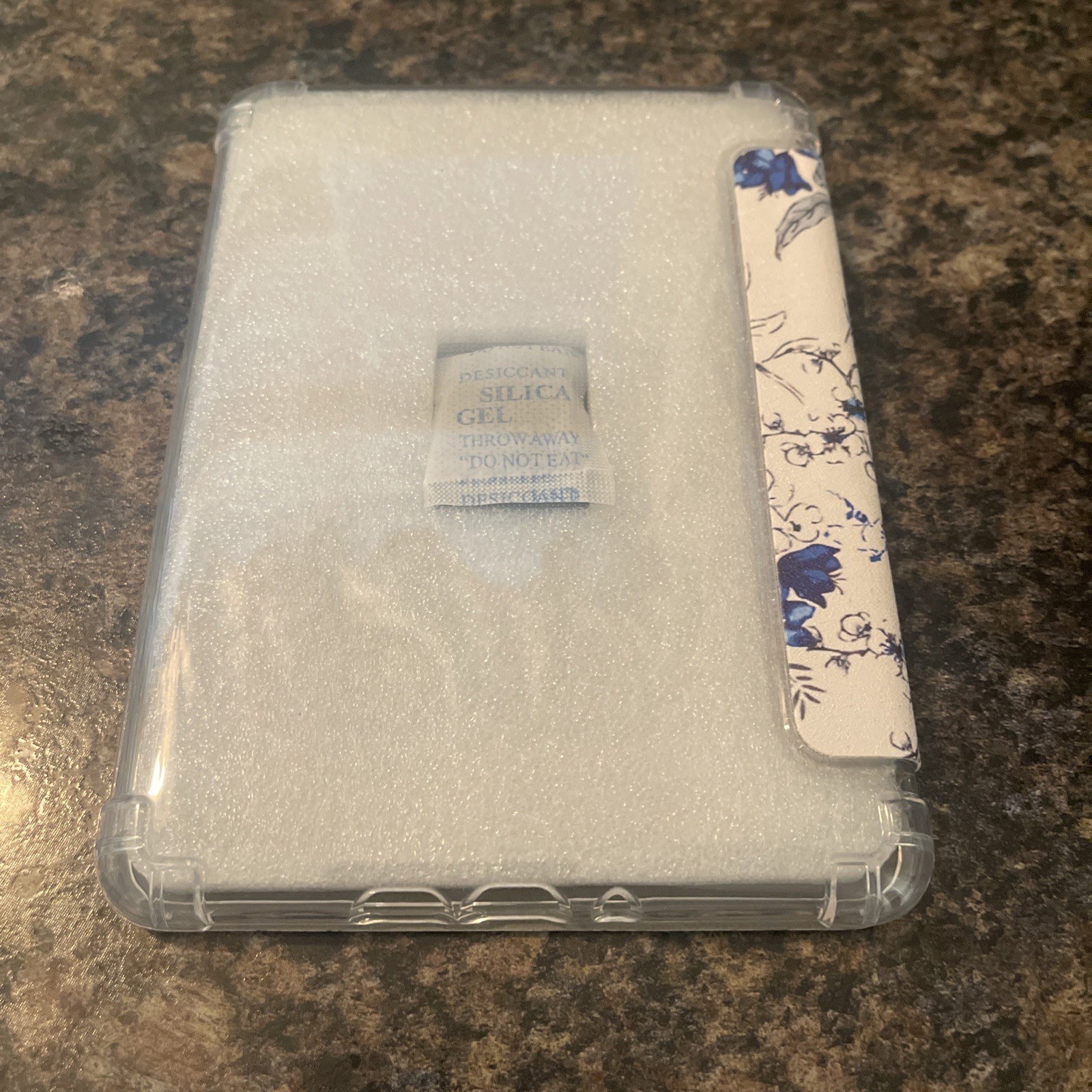 Moko Kindle Case White Blue Floral 5×7 Inches Protective Cover Paper White New