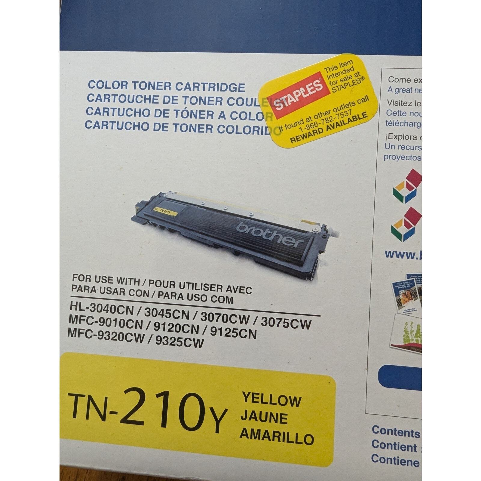 New Brother Color Toner Cartridge -Yellow Tone