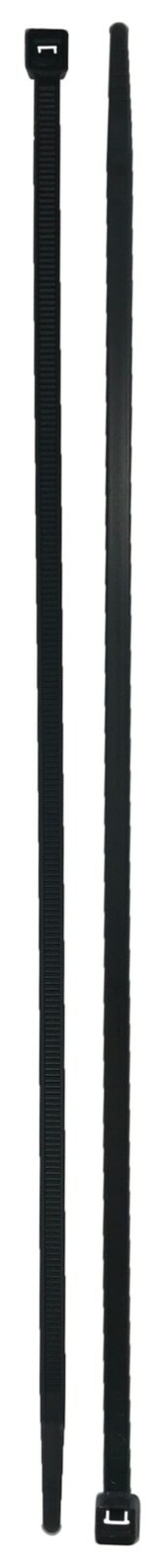 (500) Black 11″ Inch Nylon Cable Wire Wrap Zip Ties 50 LBS UV Resistant – USA