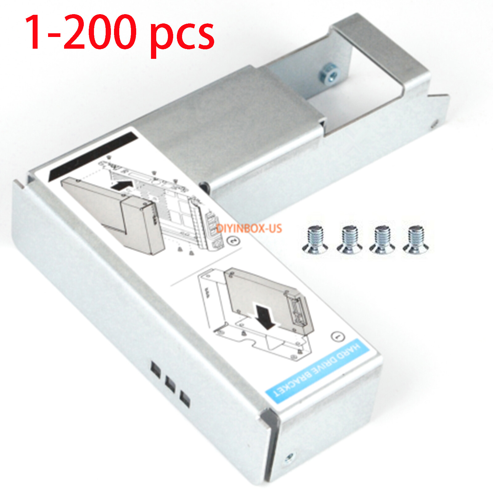 Lot 9W8C4 3.5″ to 2.5″ Caddy Adapter For Dell R710 R720 R730 R520 F238F KG1CH