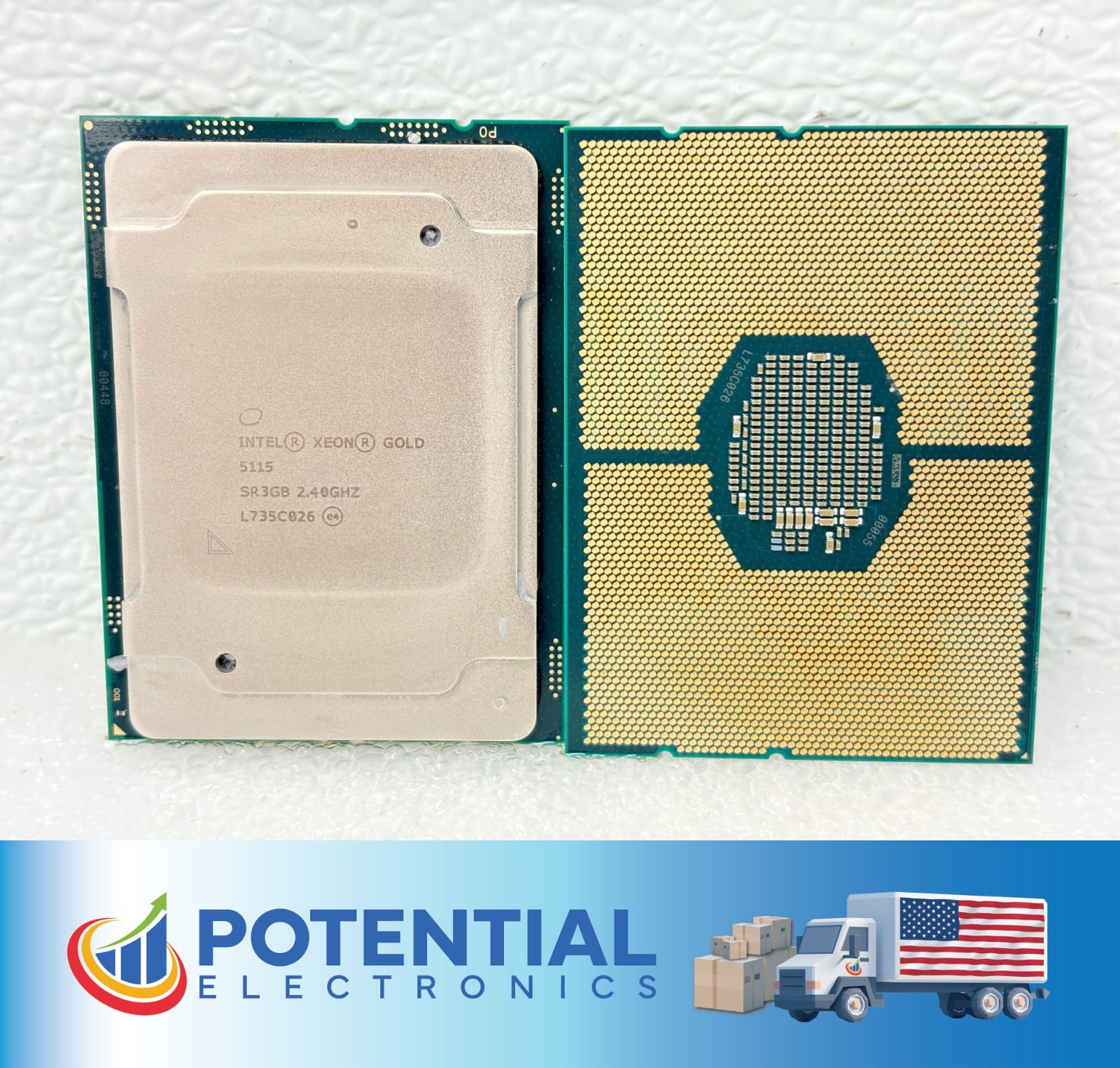 LOT OF 8 | Intel Xeon Gold 5115 SR3GB 10-Core CPU Processor Only