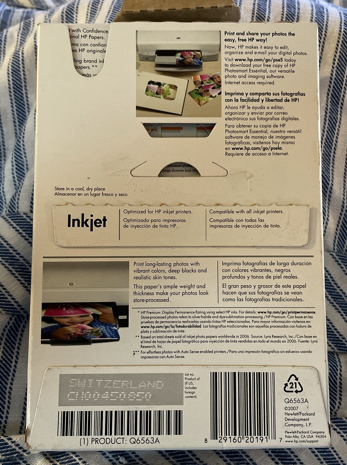 HP, Premium 4 X 6 Photo Paper SOFT GLOSS 100 Sheets, 10 mil. New