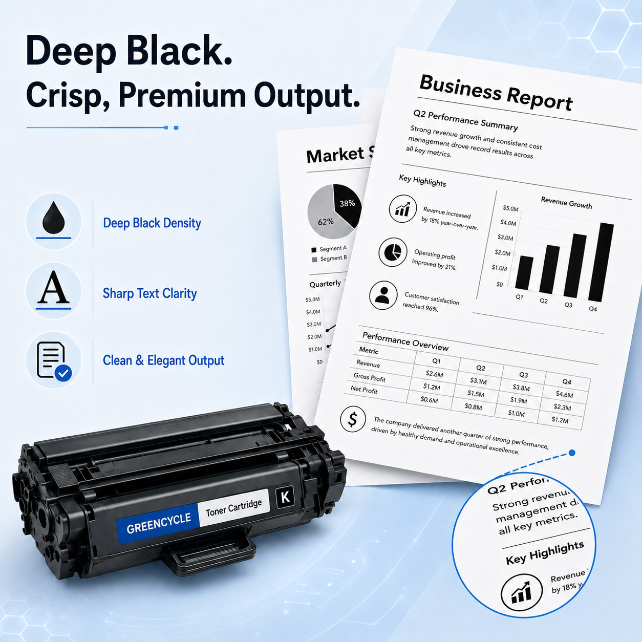 1PK High Yield TN660/TN630 Toner for Brother HL-L2380DW MFC-L2700DW Black