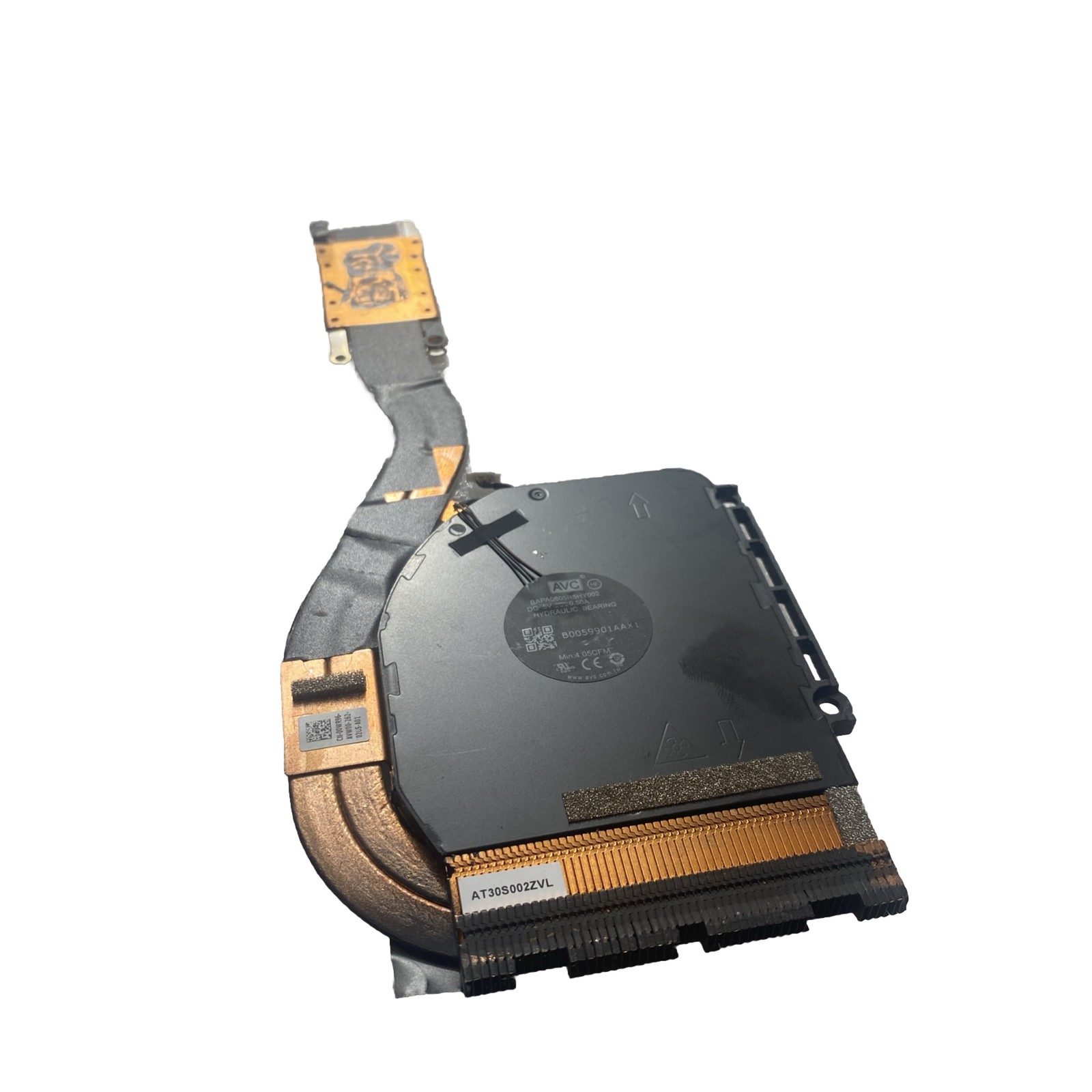 Dell Latitude 7420 Laptop CPU Fan with Heatsink AT30S002ZCL 0WR96 00WR96 HI