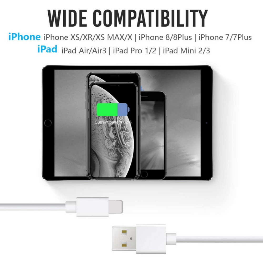 10 Pack USB Charger Cable Cord For Apple iPhone XR 11 12 13 14 Pro Max Wholesale