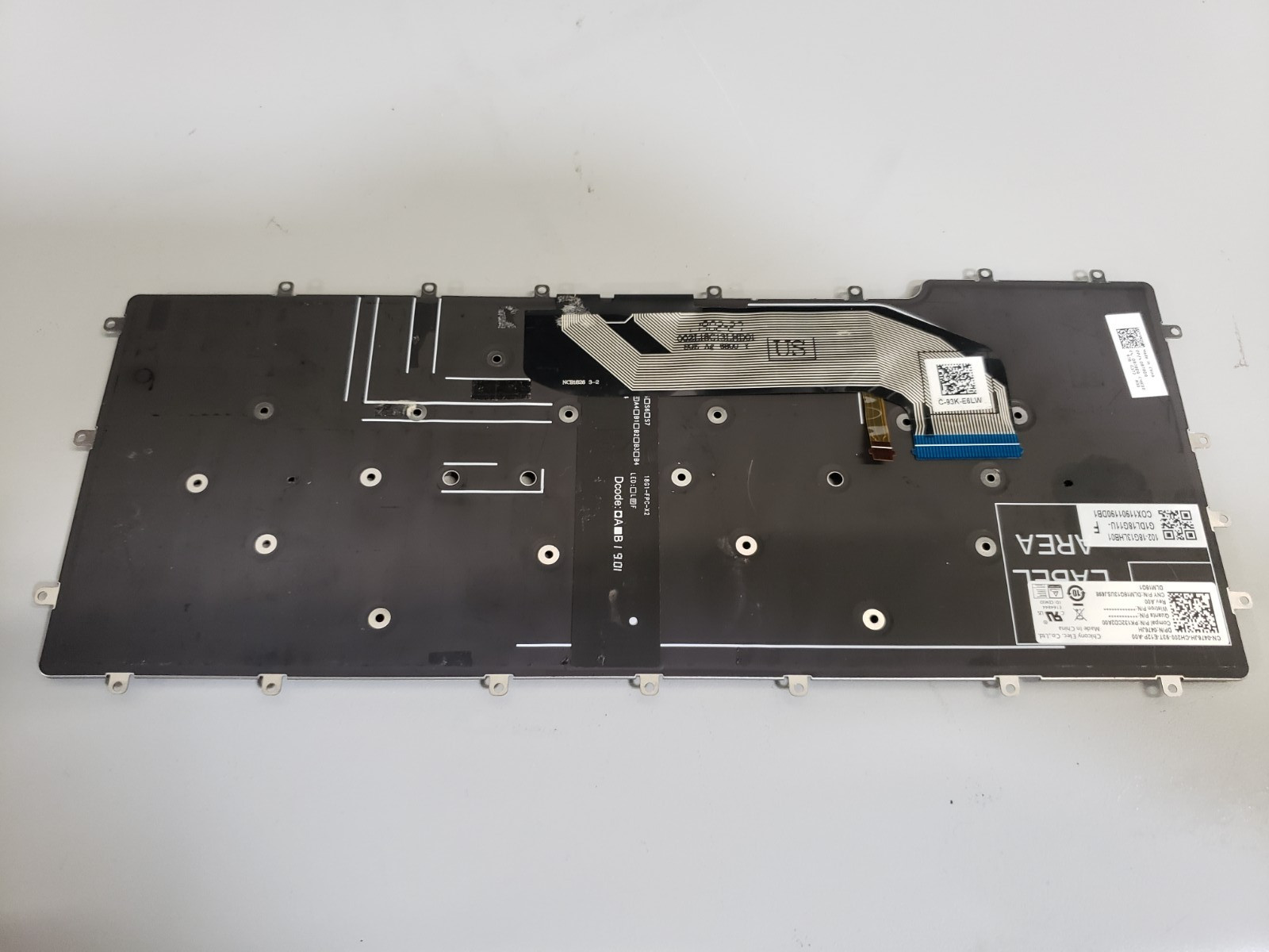 LOT of 82 Dell Latitude 7400 9410 2-in-1 US Backlit Keyboard 476JH FREE SHIPPING