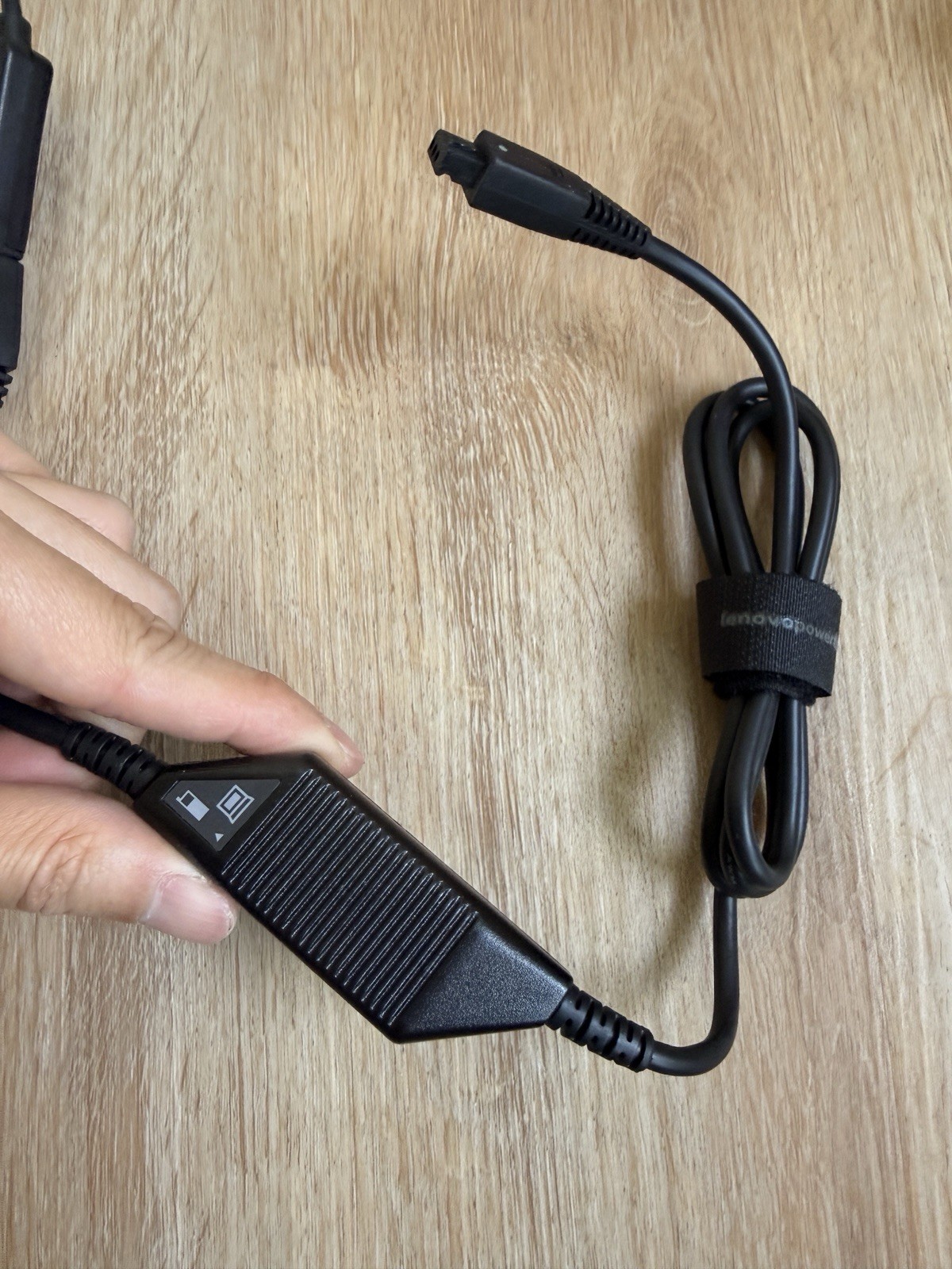 Genuine Lenovo ThinkPad 90W Ultra Slim Laptop Car AC DC Power Charger Kit