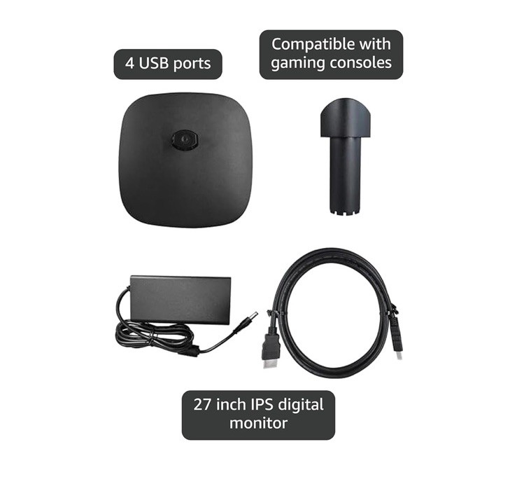 Amazon Basics 24 Inch Monitor, FHD 1080P, Max 100Hz, VESA Compatible