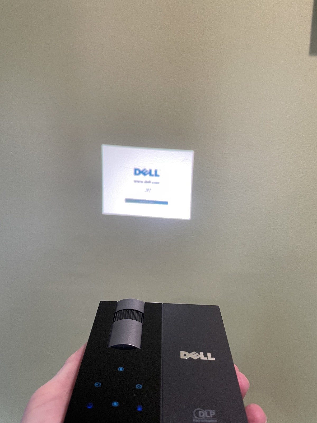 Dell M109S tabletop projector, working, all parts in original box