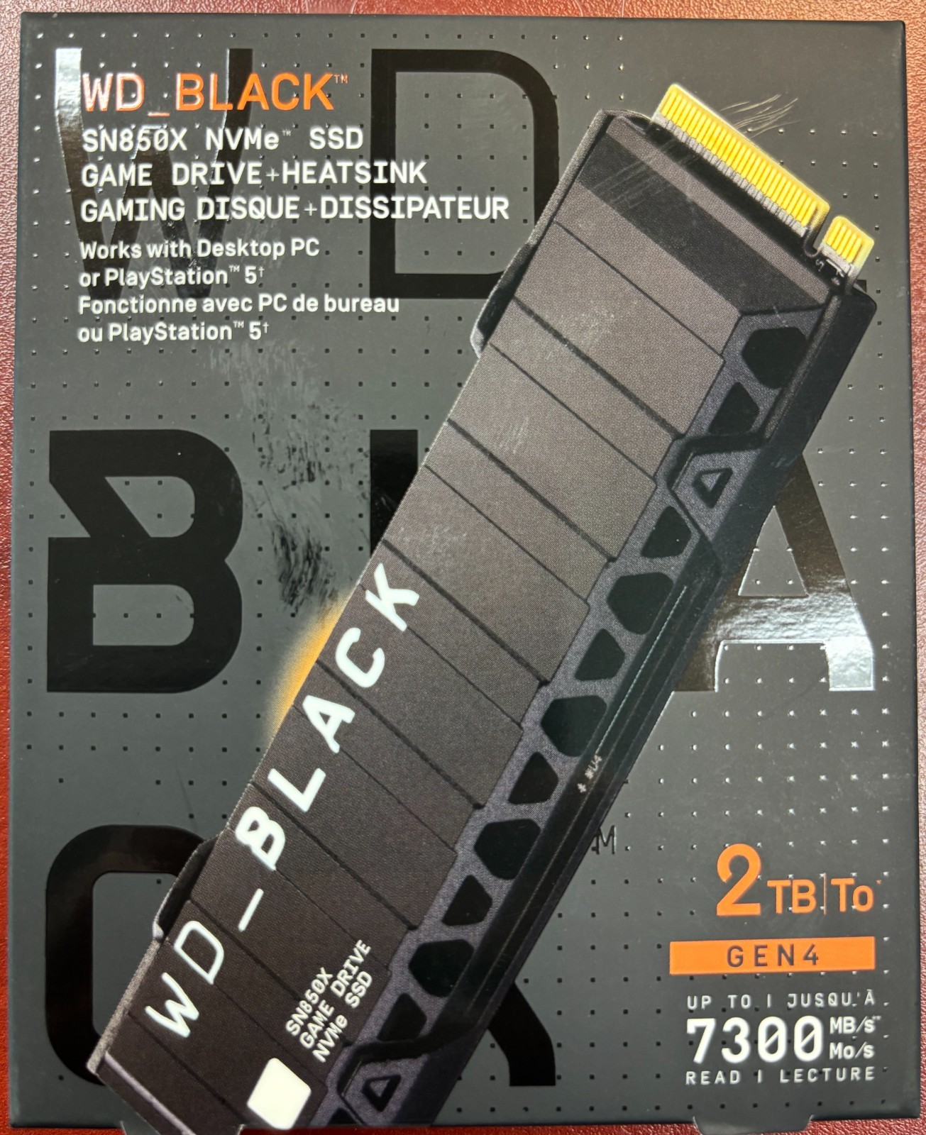 Western Digital WD_BLACK SN850X 2TB Gen4 NVMe Internal SSD with Heatsink