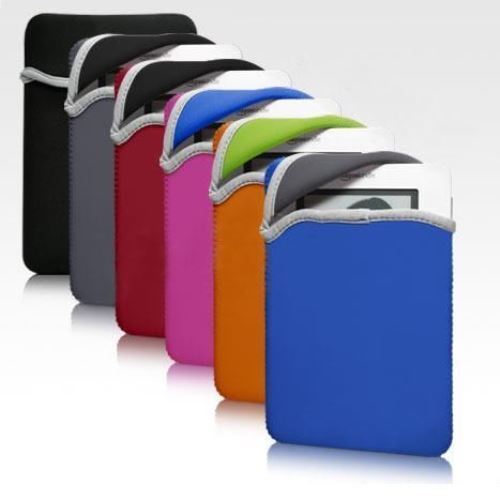 Neoprene Reversible Sleeve Pouch Case Cover Amazon Kindle Kobo E-reader Tablet