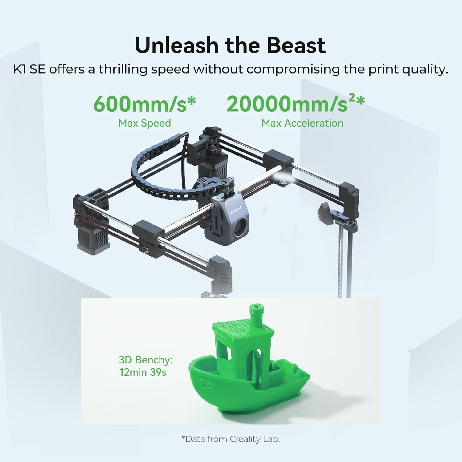 Fully Assembled K1 SE 3D Printer – 250x220x220mm for Effortless Creativity