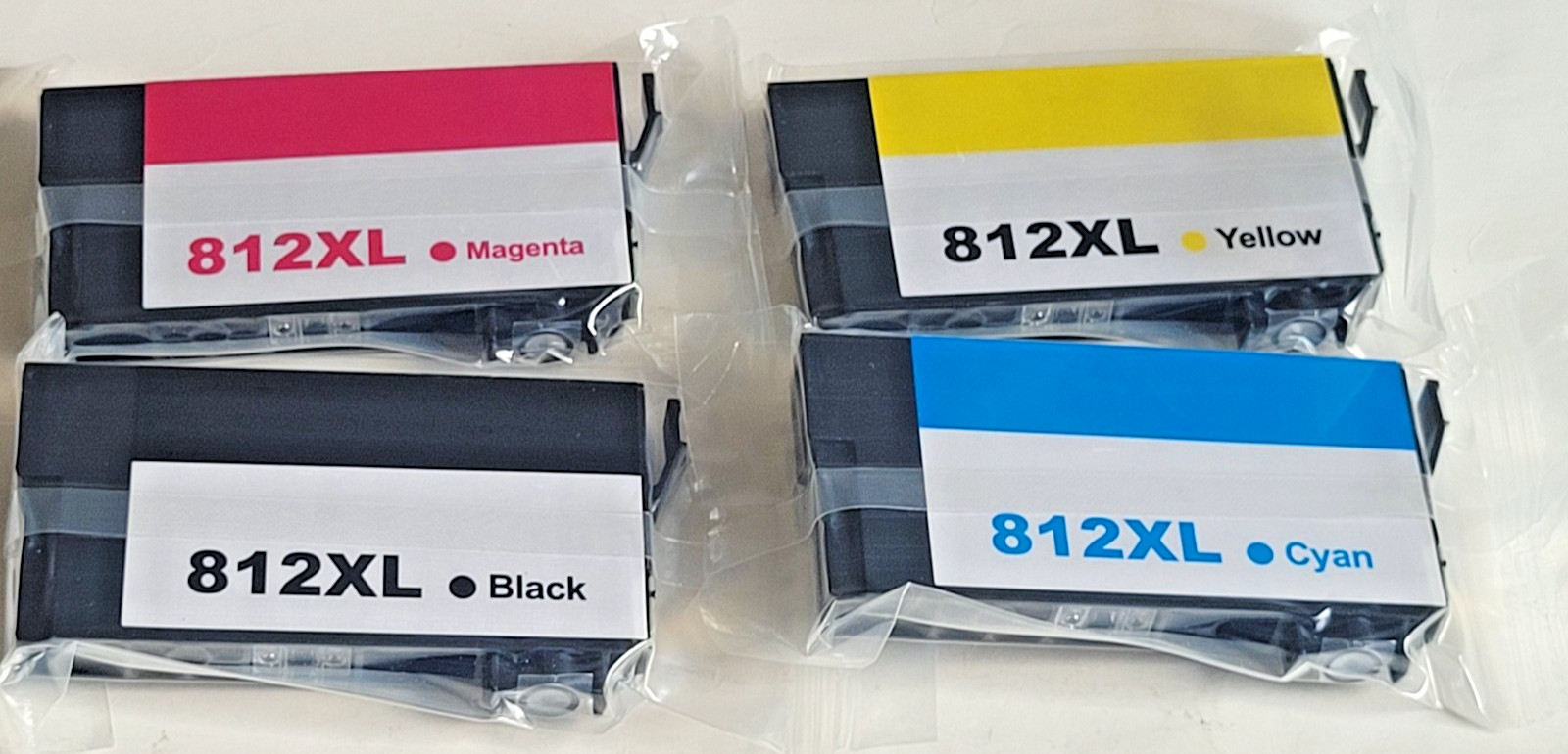 4PK 812XL Ink Cartridges For Epson WorkForce Pro WF-7840 WF-7820 WF7310 EC-C7000