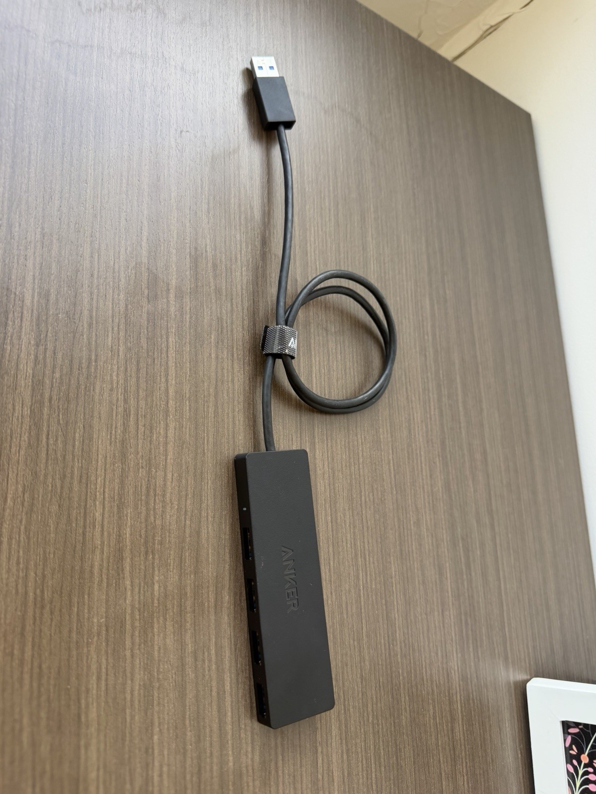 Anker 4-Port USB 3.0 Hub Portable Ultra Slim Black Type A Male to Female