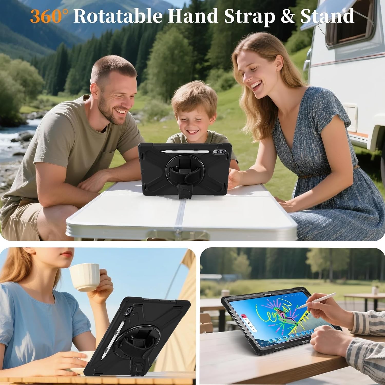 Rugged Case for Samsung Galaxy Tab S11 Ultra 2025 Samsung Tab S11 Ultra 14.6″