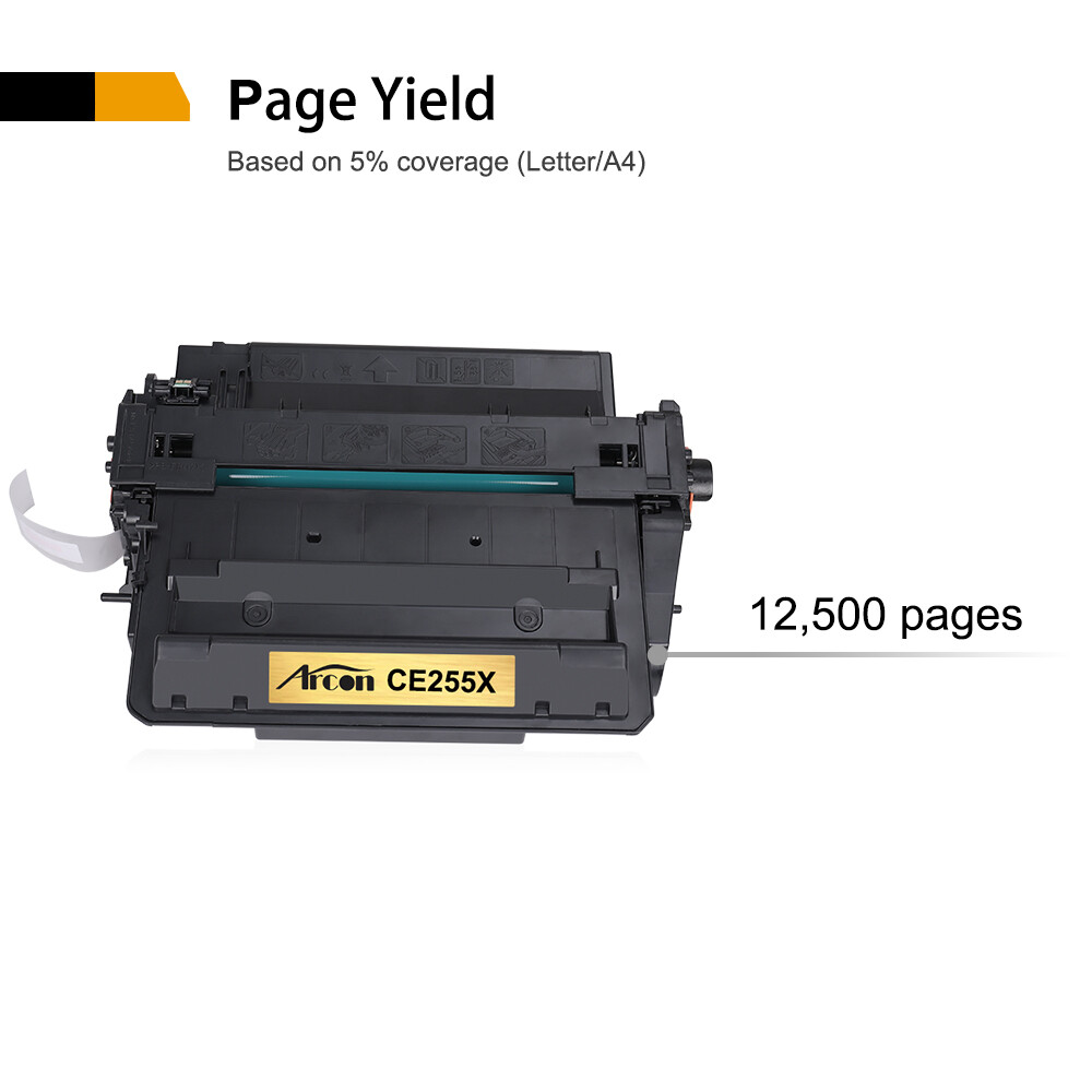 CE255A CE255X Black Toner compatible with HP LaserJet P3011 P3015d P3015Dn Lot
