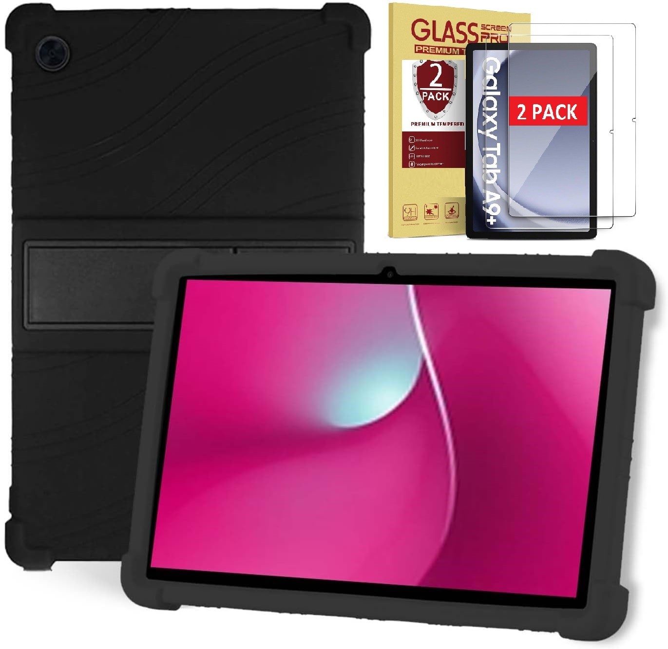 Shockproof Case for Samsung Galaxy Tab A9 Plus 11 Inch 2023 Rugged Cover Stand