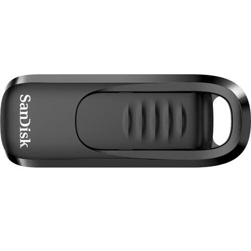 SanDisk 256GB Ultra Slider USB-C 3.2 Gen 1 Flash Drive Key Ring SDCZ480-256G-G46