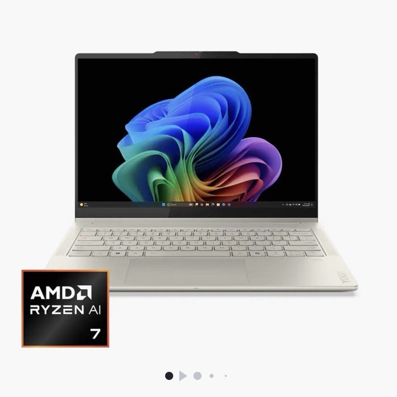 Lenovo Yoga 7 2-in-1 14in OLED Touch Ryzen AI 7 350 16GB 1TB SSD W11 Seashell