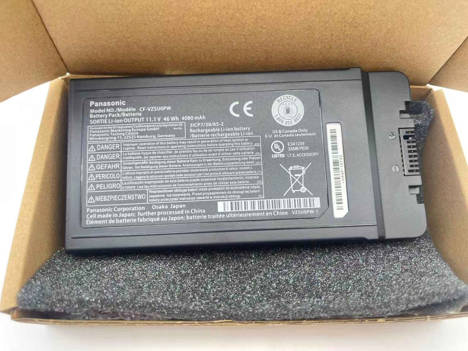 Genuine CF-VZSU0PW LiON STD Battery For Panasonic Toughbook 54 CF-54 CF-VZSU0LW