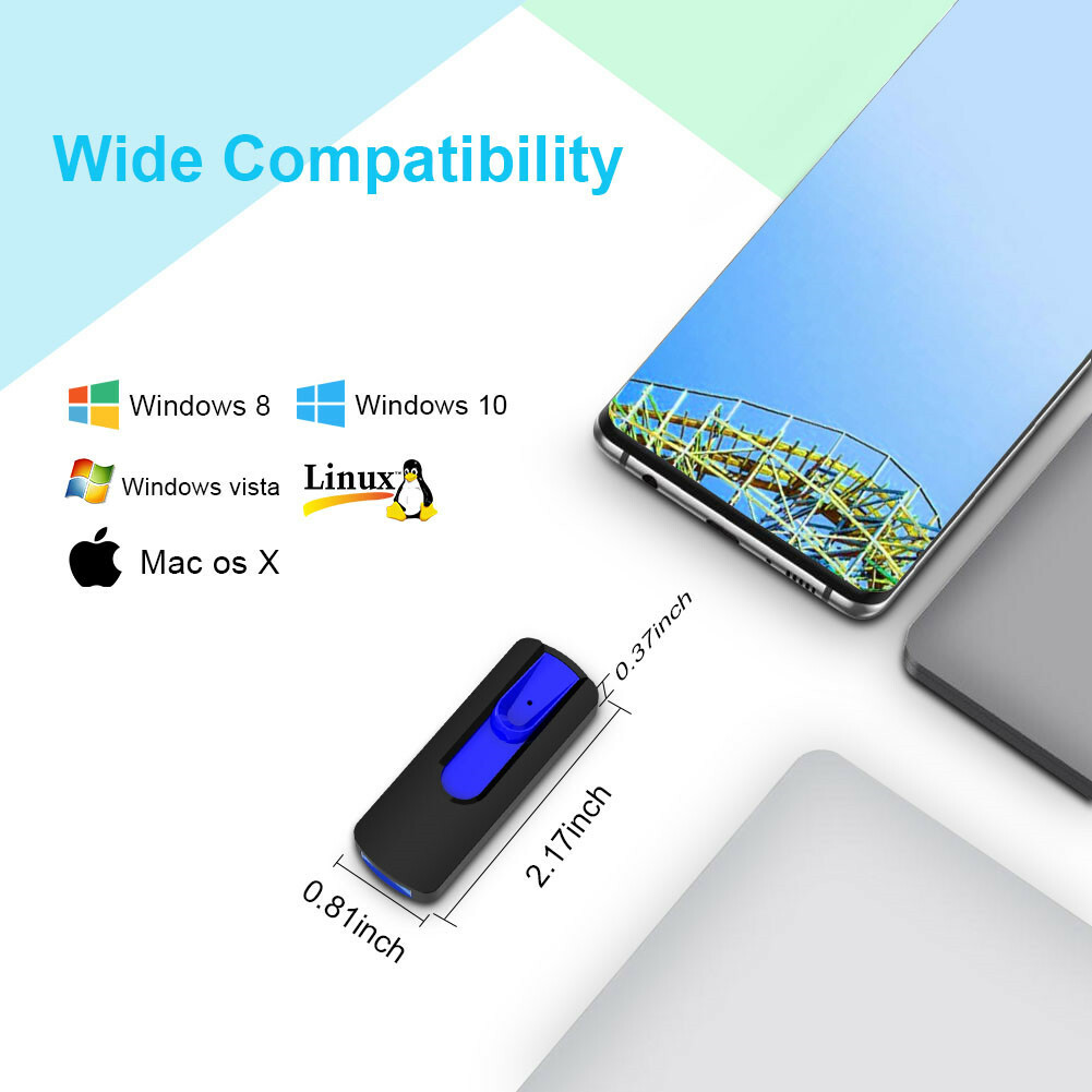 5/10PCS 1GB-64GB USB 2.0 Memory Stick Flash Drive Data Storage Thumb Drives