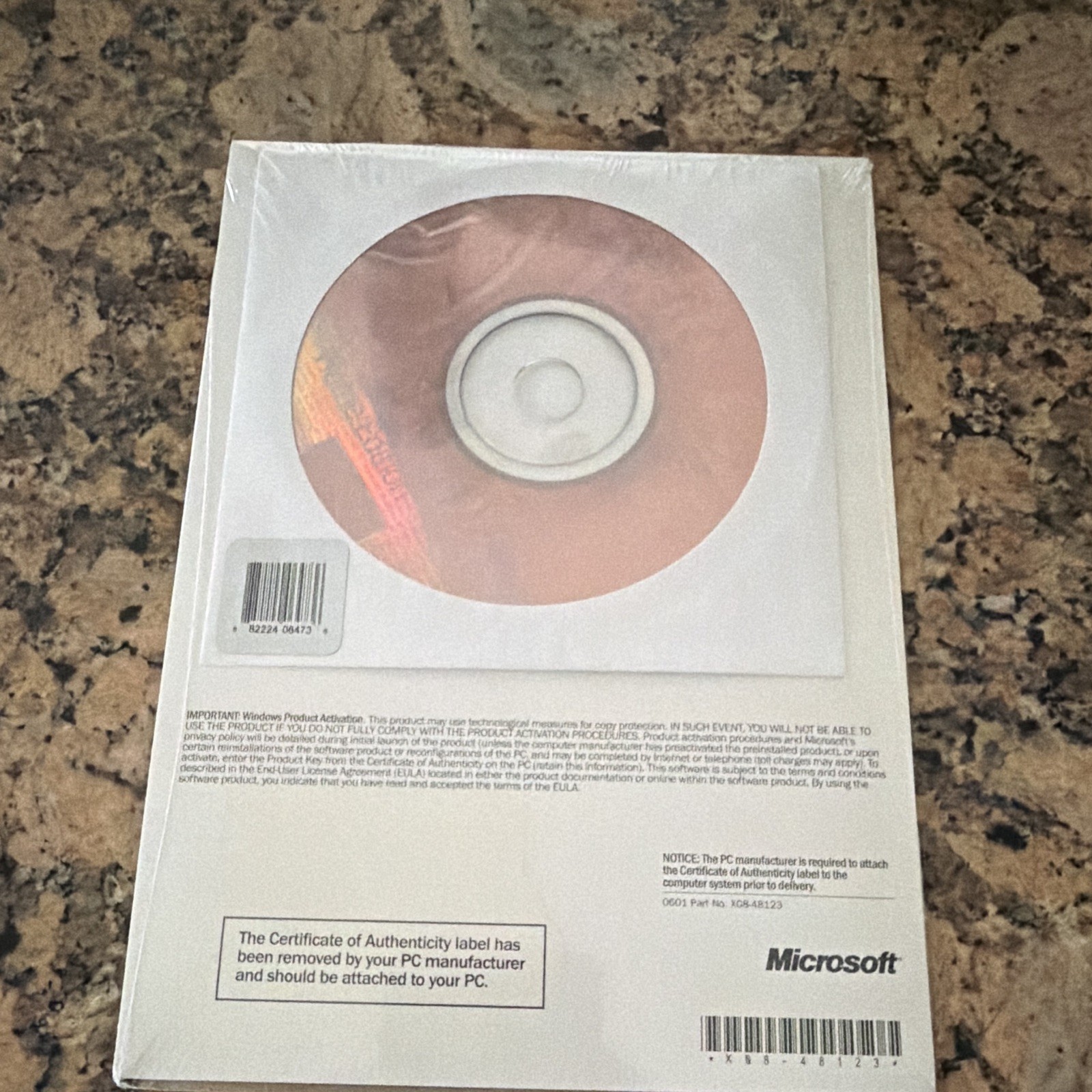 Microsoft Windows XP Home Edition Version 2002 OEM CD, English, 1 Device