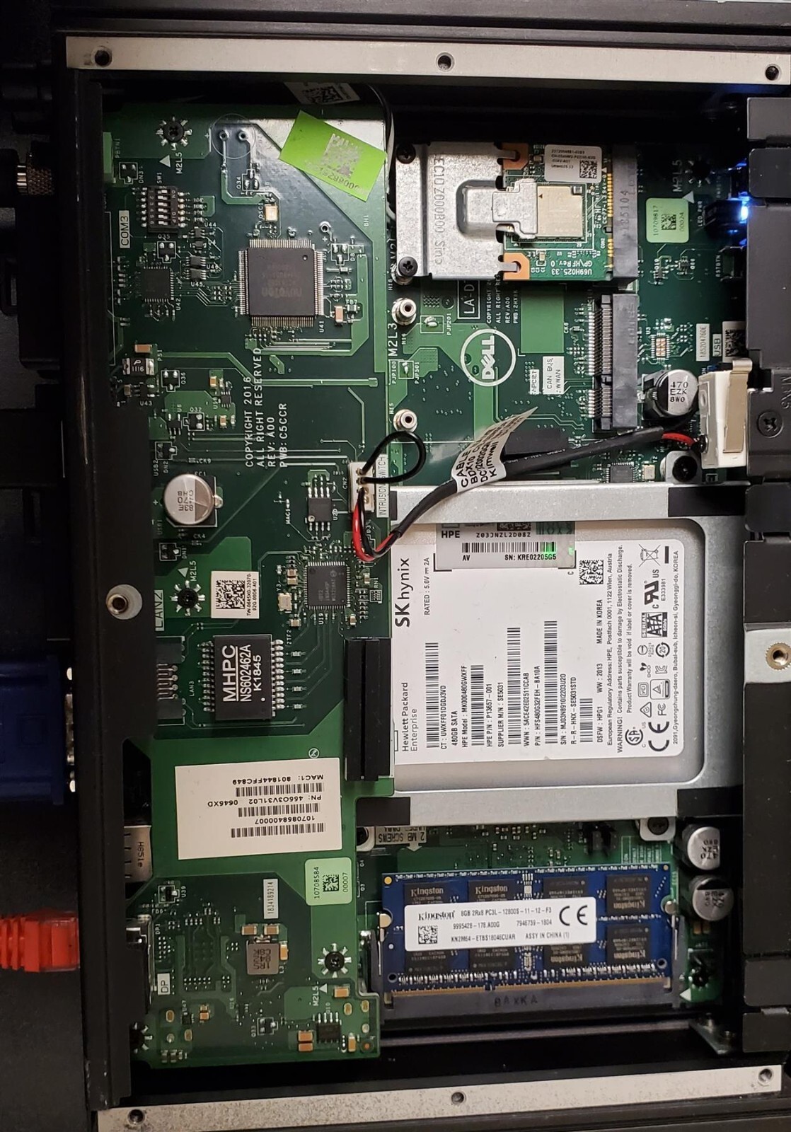 Dell Ruggedized Fanless Embedded Server POS Intel Atom 8GB RAM 128G SSD w/ PSU