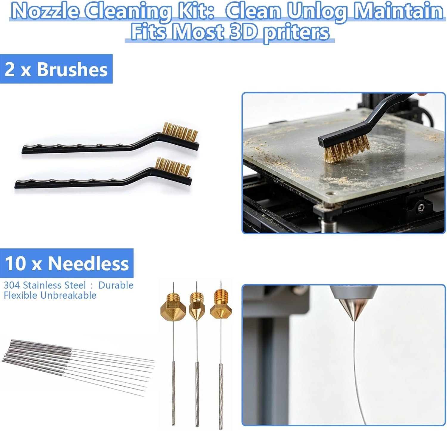 3D Printer Tools Kit 28pcs for All FDM SLA Printers with Storage Case Bambu Lab