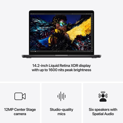 Apple MacBook Pro 14″ M4 Pro 16-Core 24GB RAM 512GB SSD 2024 Space Black MX2H3LL