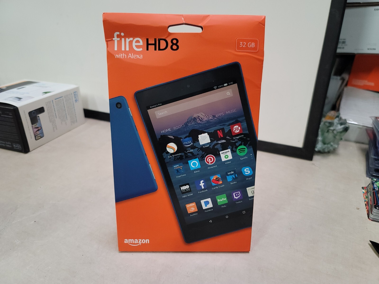 Factory Sealed Amazon Fire HD8 With Alexa 32gb Blue