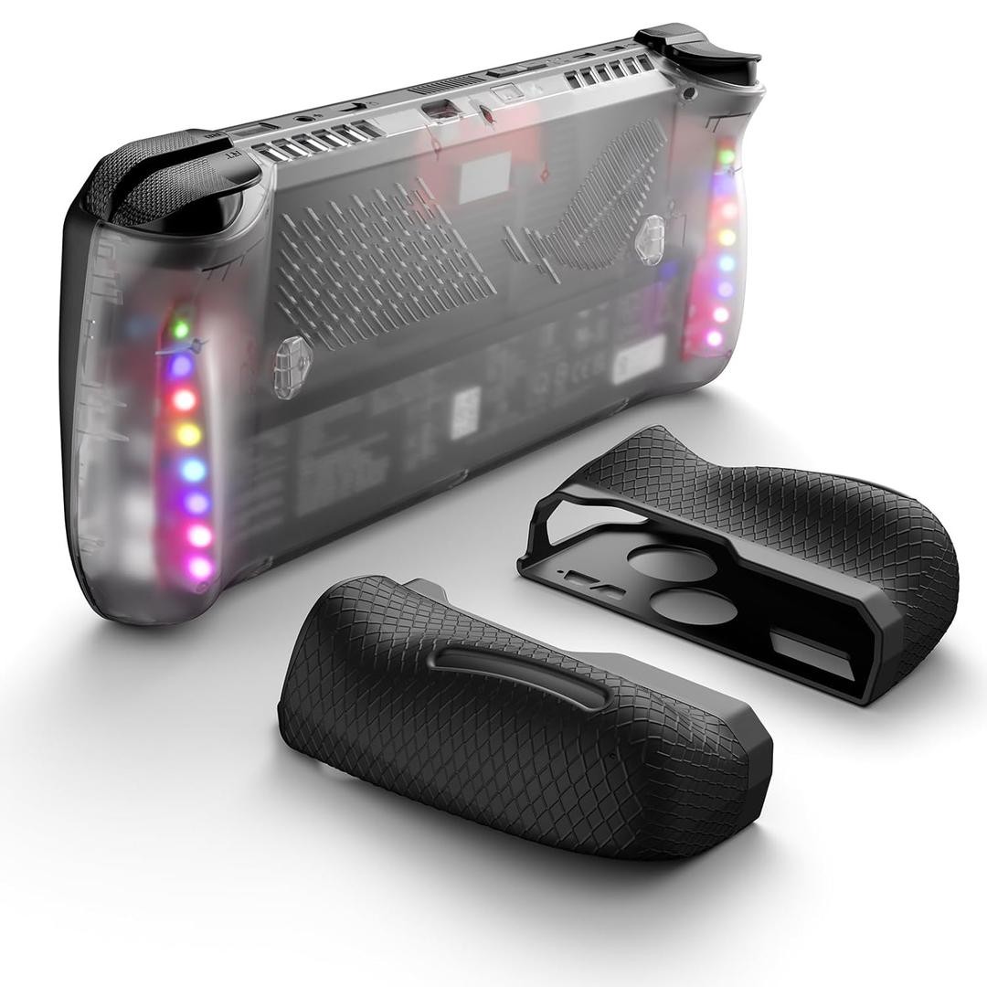 JSAUX RGB Transparent Back Plate Compatible with ROG Ally X, ROG Ally…