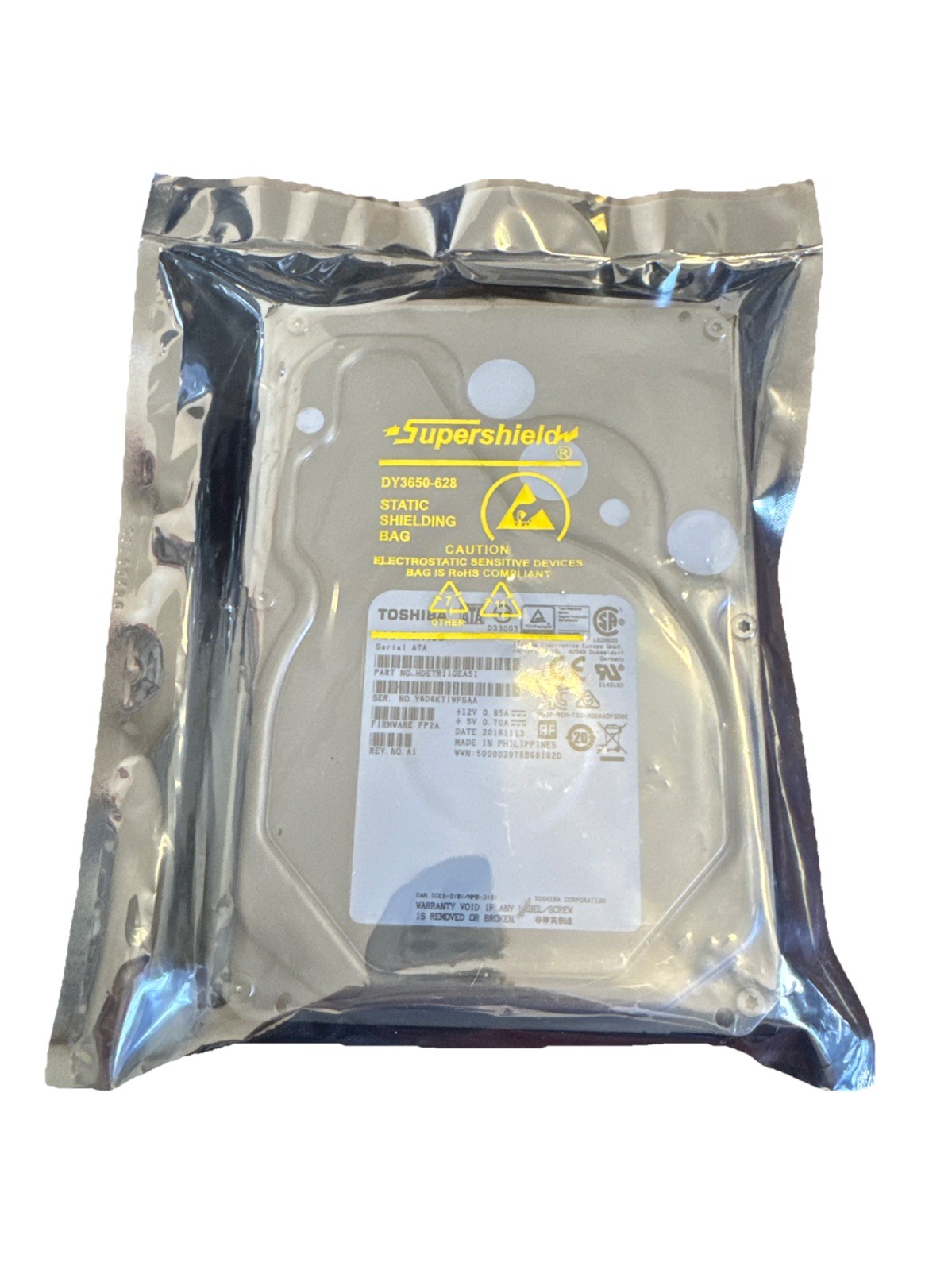 Toshiba Desktop 3.5″ Hard Disk 4TB 7.2K | 128MB SATA-III 6Gb/s | MD04ACA400