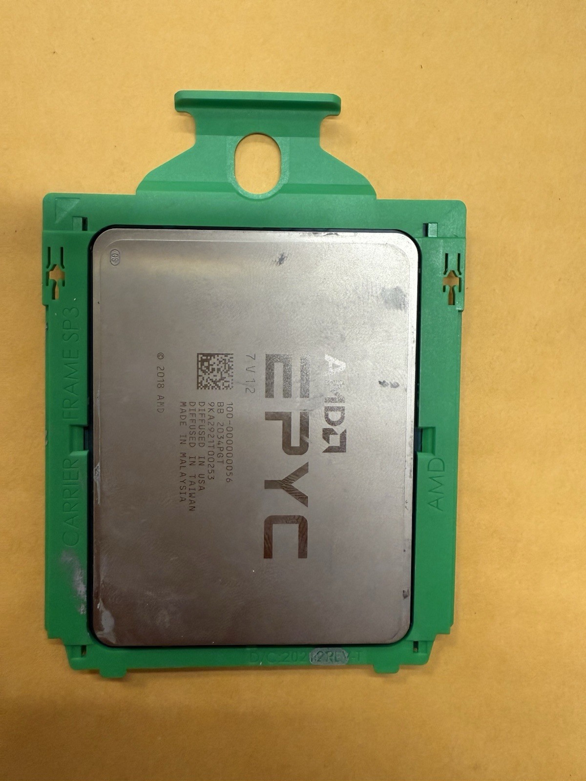 AMD Miran EPYC 7V12 CPU 2.45GHz 64 Core 128 Threads 240W SP3 Processor Unlocked