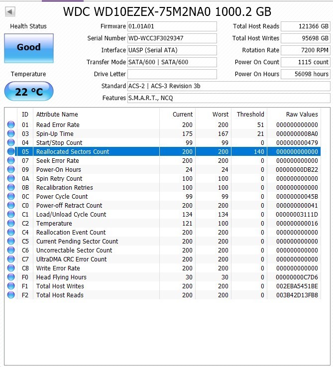 Western Digital Blue WD10EZEX 1TB 7.2K 3.5″ SATA HDD Hard Drive