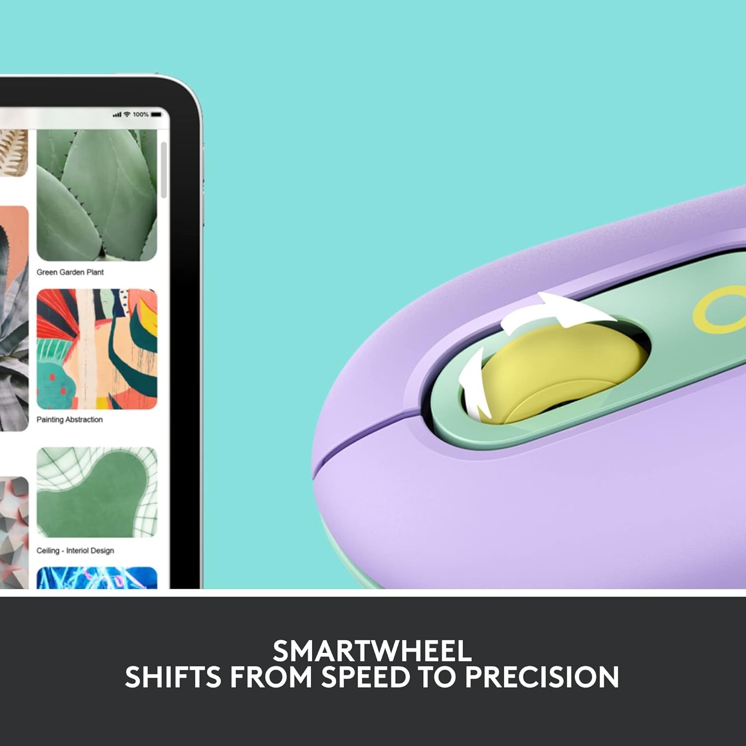 POP Compact Wireless Mouse – Daydream Mint