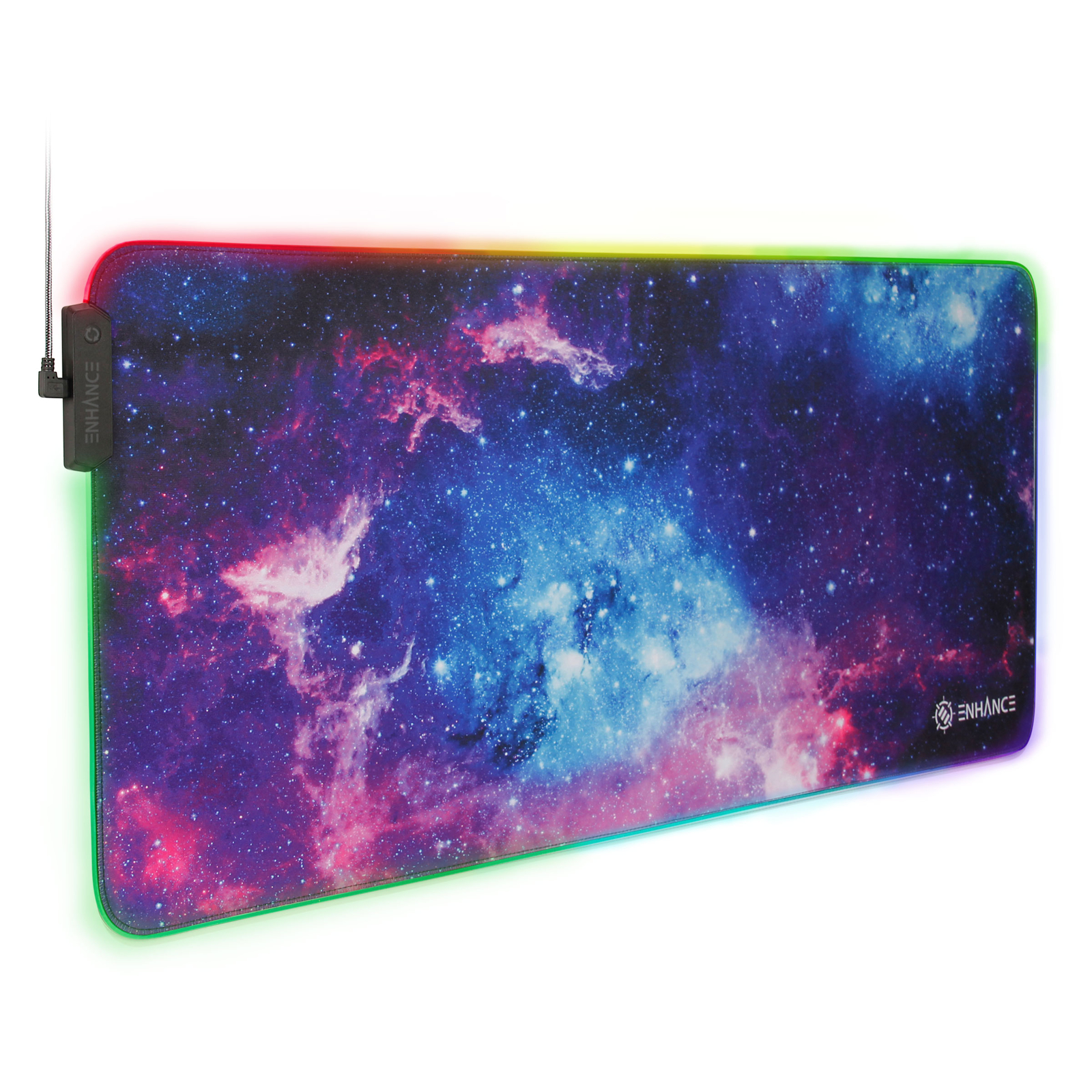 ENHANCE Large LED Gaming Mouse Pad – Soft XXL Desk Mat (USED)