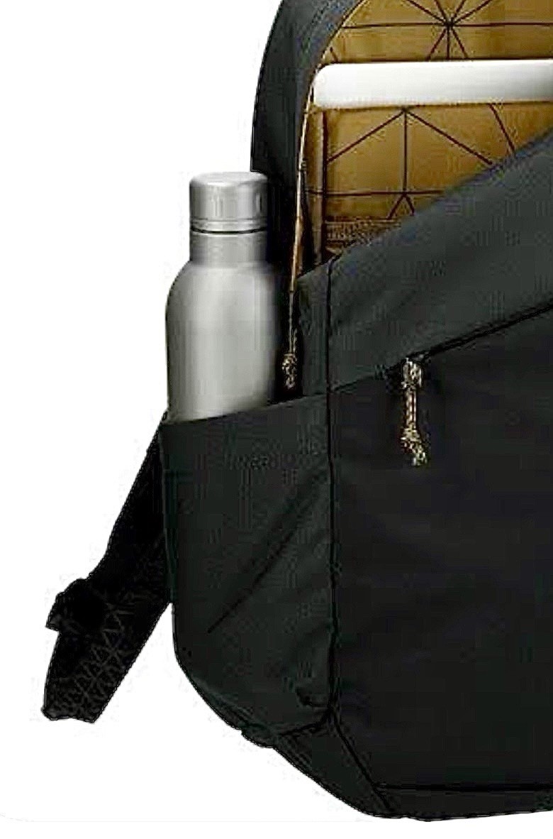 Thule Sweden Backpack Black Softshell Geometric Lined Padded, Laptop Compartment
